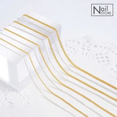 트렌드 네일체인(30cm)/ 셀프네일아트재료, 골드0.8