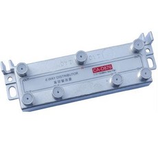 [폴리에이브이] CATV 6분배기(RF 6분배기), 상세내용표시, 1개