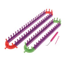 GHSHOP 20 개/대 임의 조합 편직 Loom 보드 뜨개질 기계, 설명, 다색, 플라스틱, 1개