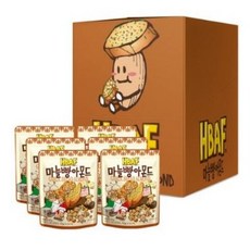 바프 마늘빵 아몬드, 40g, 6개