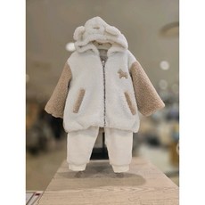 에뜨와(2024 FW) 우든베어점퍼플러스바지세트 IVORY 07R7505A