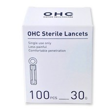 OHC 란셋 채혈침(30g) 100개들이 1박스, 1개, 100개입