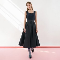 올리브데올리브 슬리브리스 플리츠 원피스 OW3MO5550