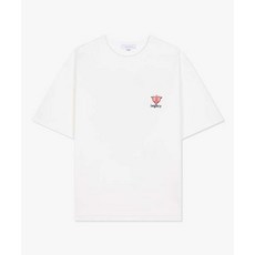 리버클래시 24SS LKS42308아이보리 SORBET FLOWER 아트웍 반팔 티셔츠