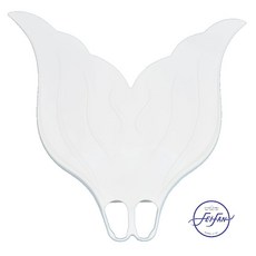 머메이드 핀 프리 가방 백팩 오리발 다이빙 수중 지느러미, 화이트