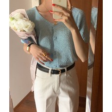 부클반팔가디건