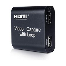 캡처 카드 루프 출력이있는 MONODEAL HDMI 비디오 게임 컨버터 HDMI-usb 캡처 장치는 게임 스트리밍, 상세 설명 참조0