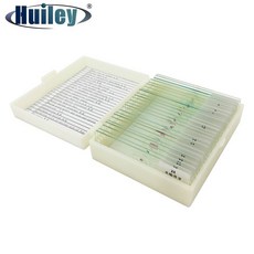 25 PCS 전문 Biologic 표본 슬라이드 학교 및 실험실 생물 현미경 슬라이드에 대 한 준비 유리 슬라이드|microscope slide glass|microscope, 단일, 1개, 단일