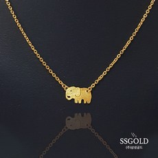 다사마켓 삼성골드 18K 황금코끼리 목걸이 11.25g