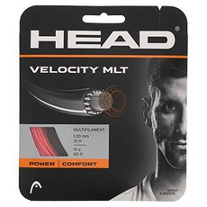 HEAD Velocity MLT 테니스 끈 스트립 선 (세트) (핑크 16) HEAD Velocity M