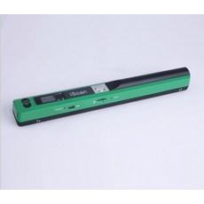 iScan 휴대용 펜 스캐너 미니 핸드 무선 포터블 스캐너 A4 스캔, 녹색 + 8G 메모리 카드