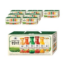 가야농장 주스 6종 종합선물세트, 180ml, 96개