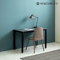 상일리베가구 더스틸 1000 철제 컴퓨터 책상 1인용책상, 블랙그레이