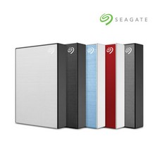 씨게이트 외장하드 1TB One Touch HDD 정품파우치 데이터복구, 레드