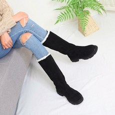 양털롱부츠