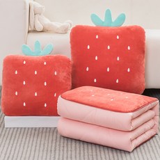 딸기등받이쿠션