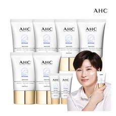 [AHC] [올케어 수분가득] 최신상 워터풀 선크림 더블구성(40ml * 6개 + 7ml, 상세 설명 참조