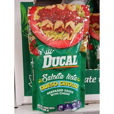 Ducal 듀칼 사르시타 리스타 퀘소 크리올로 소스 x10팩 Salsita Lista Queso Criollo sauce(106g), 1개, 0g