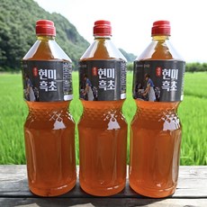 현미흑초 2년숙성 천연 발효 현미 효소 식초 1.8L, 3개