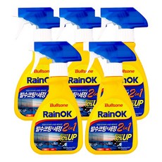 불스원 레인OK 2in1 발수코팅세정제, 5개, 300ml