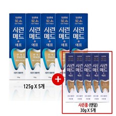 시린메드 에프 치약 125g x 5p + 30g x 5p, 1세트