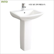 인토 긴다리세면기L-104자동폽업+트랩포함/무료배송, 벽배수P트랩, 상세페이지 참조