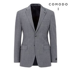 COMODO 코모도 울98 그레이 뉴 클래식 트윌 수트 자켓