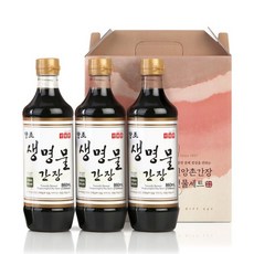 신앙촌쇼핑몰 [신앙촌] 양조간장 선물세트 진 13호, 3개, 860ml