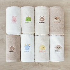 베이비앤아이 소프트 밤부 목욕타올, 타올-라미, 1개