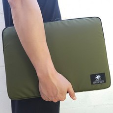 NO.10B 노트북 파우치-카키, 카키:38x27x2cm