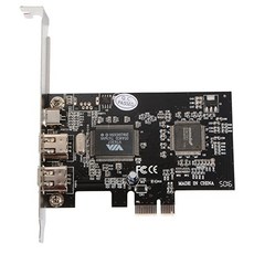 [독일] PCI-E Express Firewire 1394 a 1 Lane iLink IEEE1394 Expansion Controller Adapter Card for Deskt, 단일상품