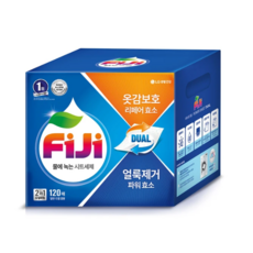 FiJi 피지 물에 녹는 파워업 시트 세제 120매, 120매입, 1개