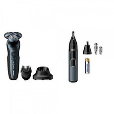 Philips Norelco Shaver 6900 S6810 / 82 Series 6000 with Nosetrimmer 3000 NT360