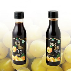 하동 황금 매실청6통+만능간장 4통 2세트맛간장 청매실 액기스 매실액 간장소스 매실액