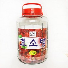 [무료배송]100년효소병(18L) 유리병 유리밀폐용기 술병 담금주병 담금용기+zib;nuf*, [-선택:상품선택-]