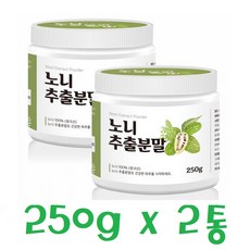 노니열매 가루 노니 추출 분말 치즈과일 250g 2통