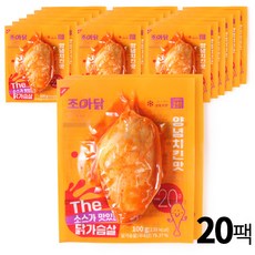 조아닭 THE 소스가 맛있는 닭가슴살 양념치킨맛 100g 20팩, 20개