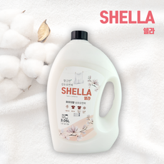 쉘라섬유유연제하얀색파우더3L*4, 4개, 3L