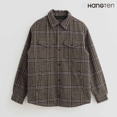 [행텐] 남성 체크 패딩 셔켓_200