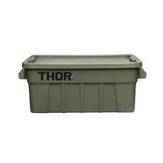 토르박스 Thor 컨테이너 사각 수납함 박스 22L / 53L / 75L, 수납함 포함, 블랙(75L)