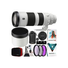 [미국] 914371 Sony FE 200-600mm F5.6-6.3 G OSS Lens Full-Frame Telephoto Pro Bundle SEL200600G, 단일상품