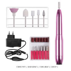 전문 제공 휴대 네일아트 샌딩기 리무버 고속 폴리싱 네일케어 네일숍 전용, 로즈 골드 유럽규격차