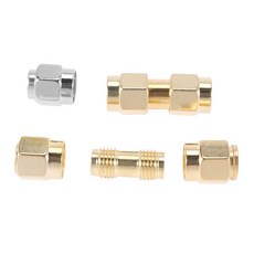 핫SMA 형 50 Ohm NanoVNA 벡터 네트워크 분석기 교정 키트로드 & 쇼트 오픈, 1개, 01 Golden