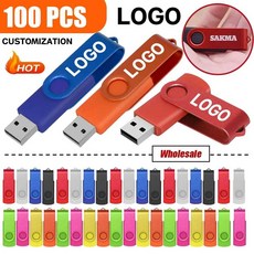 카메라악세사리 정의 무료 로고 USB20 플래시 드라이브 대량 스틱 방수 64 바이트 128 32 16 선물 100 개/몫, 256M, Mix Color, 1개