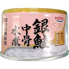 일본 HOKO 연어 통조림 중골 캔 12개세트, 12캔 세트, 12개