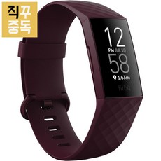 핏빗 차지4 스마트 밴드 Fitbit Charge4 로즈 우드, 단품, 단품