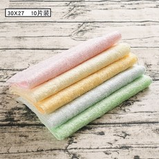 수세미 대나무섬유 기름이달라붙지않음 매직 걸레 주방 행주 천두께 가정용 기름제거, 단일상품, 27 × 30 대 10 장