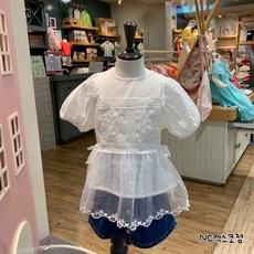 밀리밤 30%세일~ 여아!! 여름 블라우스 레이스 세트 MLBL20F51_NC엑스코