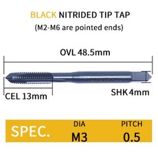 드릴비트 M10비트 Ucheer 1pc 탭 탄화 스트레이트나선형 나사 탭 드릴 비트 머신 포인트 스레드 m2.5-m10, m3, 1개