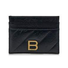 BALENCIAGA [명품]발렌시아가 여성 크러쉬 퀼트 카드지갑 766467 210J1 1000 210 J11000